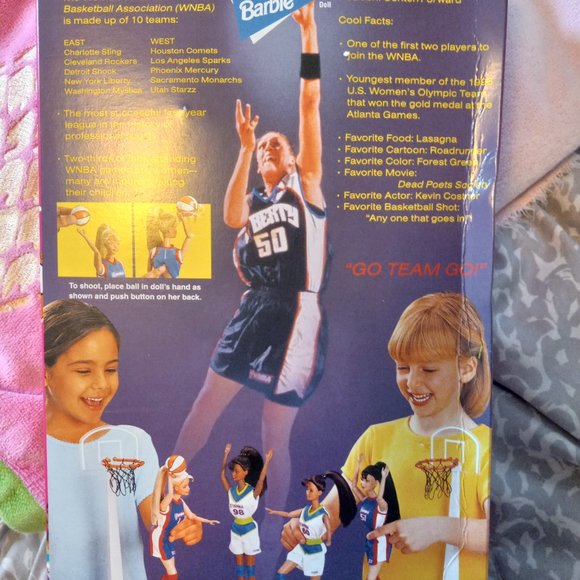 Limited Edition 1998 WNBA Barbie Rebecca Lobo - Picture 3 of 4
